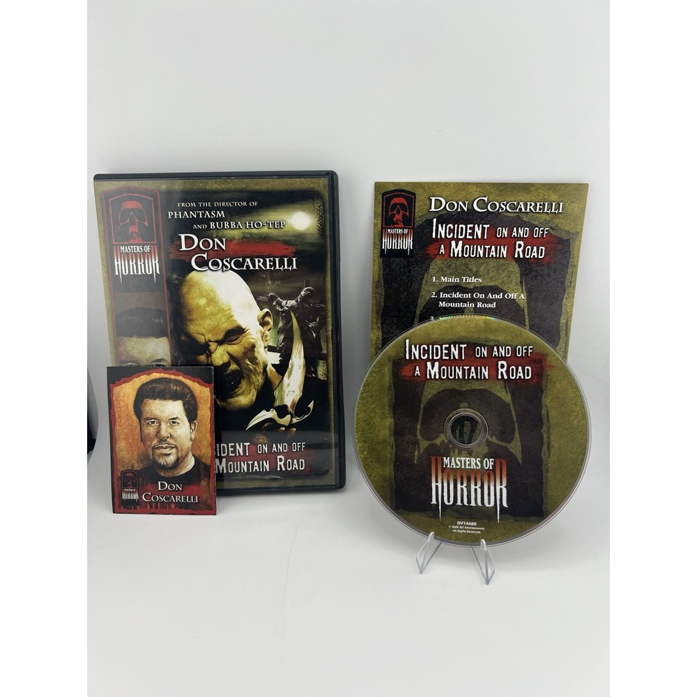 Masters of Horror: Incident on and Off a Mountain Road DVD 2005 W/ Insert & Card